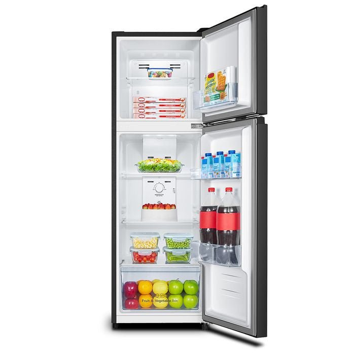 Hisense RT220N4ABN 2 Doors Fridge 206L Inverter R600A Black Metal | TBM Online