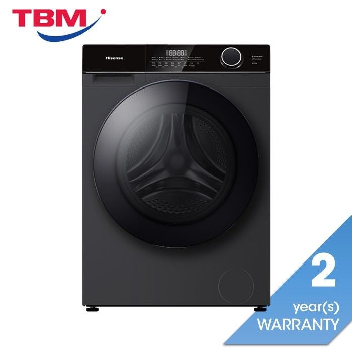 Hisense WD105M3 Front Load Washer 10.5kg & Dryer 7.0kg Inverter WiFi Black | TBM Online