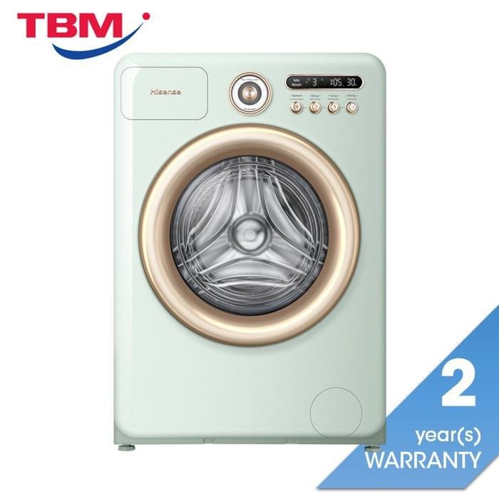 Hisense WD105R5 Front Load Washer 10.5kg Dryer 7kg Roman Green | TBM Online