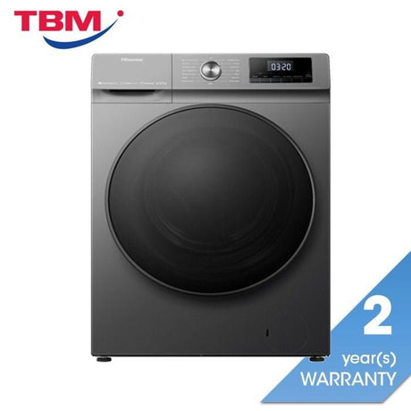 Hisense WD3Q1043BT Front Load Washer 10.5kg And Dryer 7.0kg Inverter Black | TBM Online