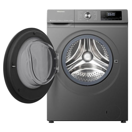 Hisense WD3Q1043BT Front Load Washer 10.5kg And Dryer 7.0kg Inverter Black | TBM Online