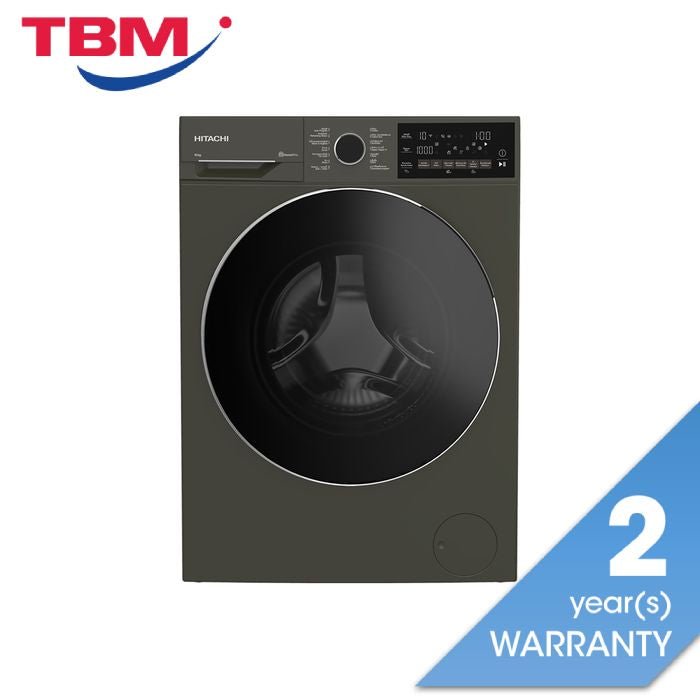 Hitachi BD - 100XFVEADM Front Load Washer 10.0kg Inverter | TBM Online