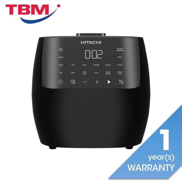 Hitachi RZ - S18VN BK Microcomputer Rice Cooker 1.8L Black | TBM Online