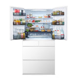 Hitachi R - GW670TM XW 6 Doors Fridge G716L Inverter Compressor Crystal White | TBM Online