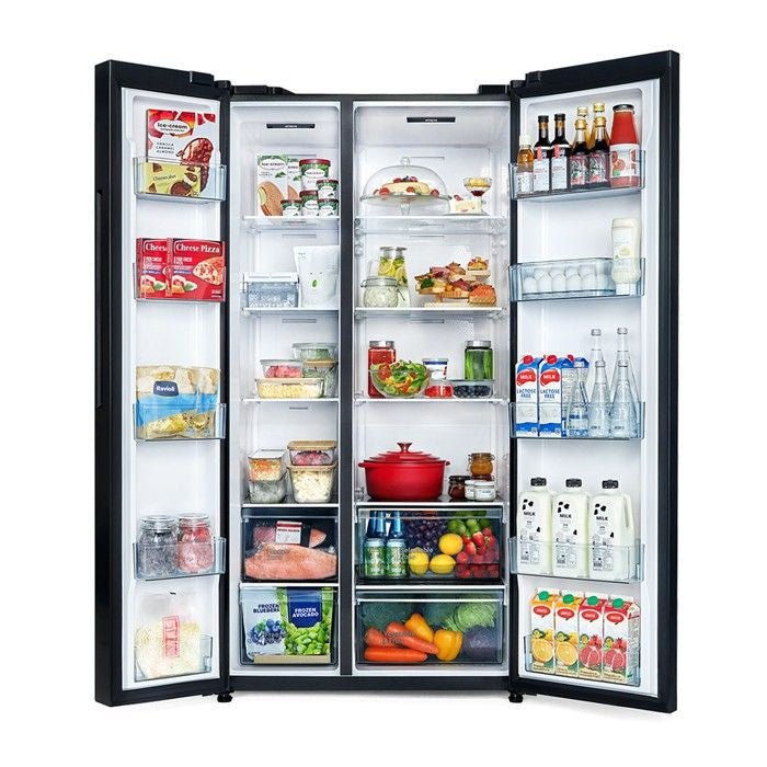 Hitachi HRSN9713ESXMY Side By Side Fridge 653L Inox | TBM Online