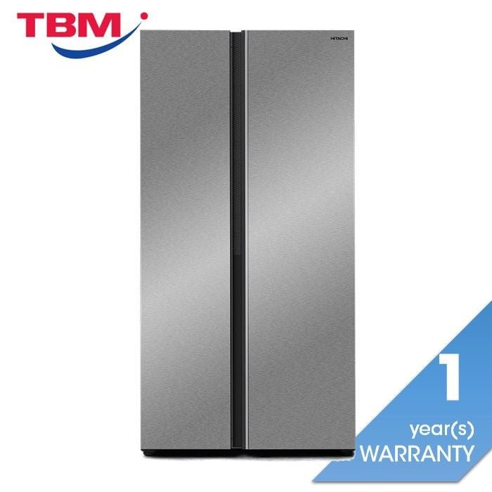 Hitachi HRSN9713ESXMY Side By Side Fridge 653L Inox | TBM Online