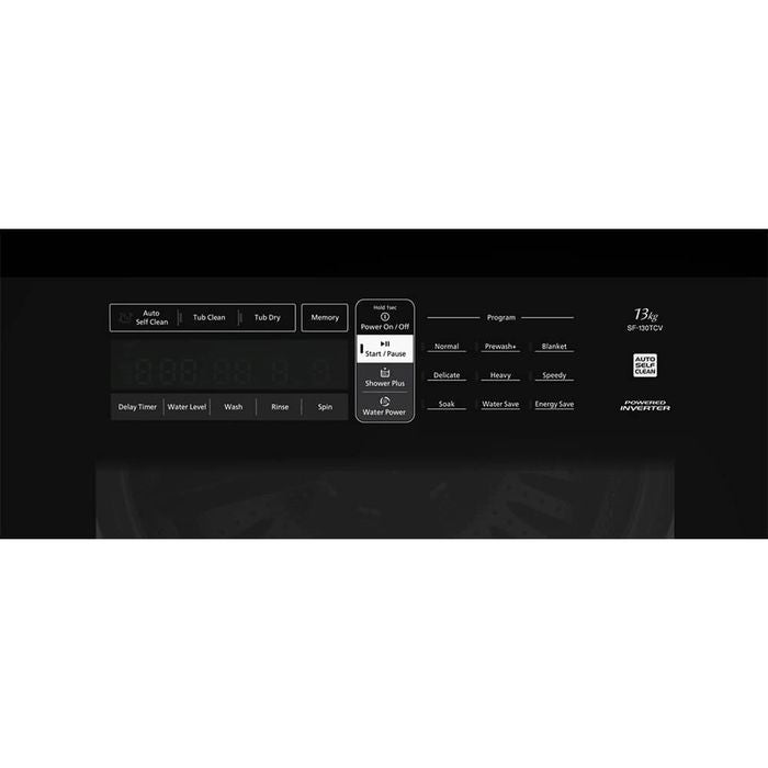 Hitachi SF - 130TCV SL Top Load Washer Silver 13.0 kg | TBM Online