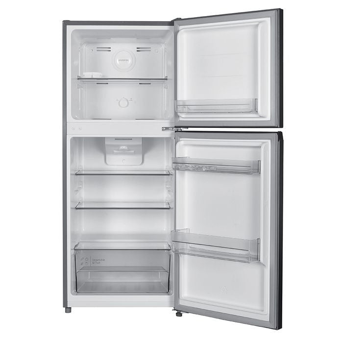 Hitachi HRTN5198MXMY 2 Doors Fridge Top Freezer 181L Inverter Silver | TBM Online