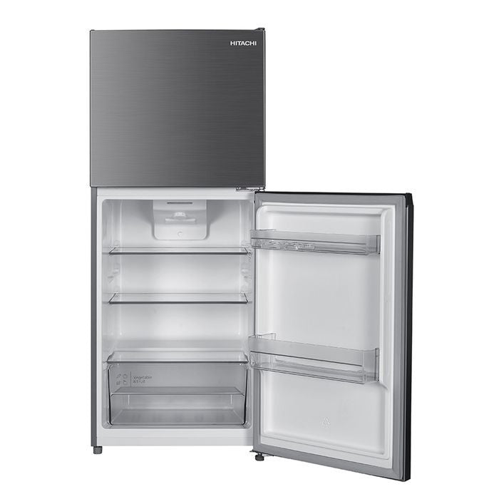 Hitachi HRTN5198MXMY 2 Doors Fridge Top Freezer 181L Inverter Silver | TBM Online