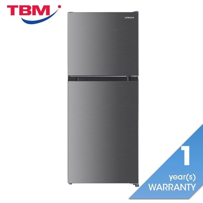 Hitachi HRTN5198MXMY 2 Doors Fridge Top Freezer 181L Inverter Silver | TBM Online