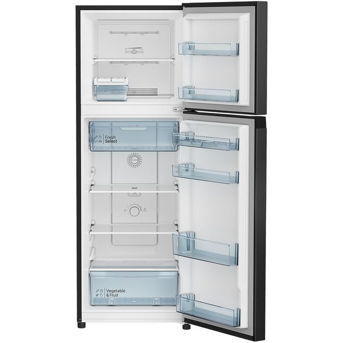 Hitachi HRTN5255MFBBKMY 2 Doors Fridge 240L Inverter Triple Power Filter Black | TBM Online