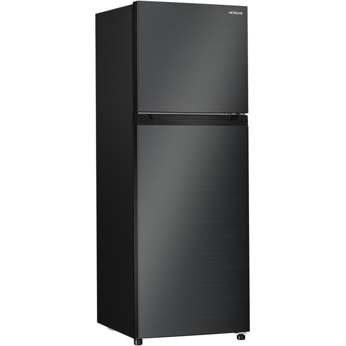 Hitachi HRTN5255MFBBKMY 2 Doors Fridge 240L Inverter Triple Power Filter Black | TBM Online