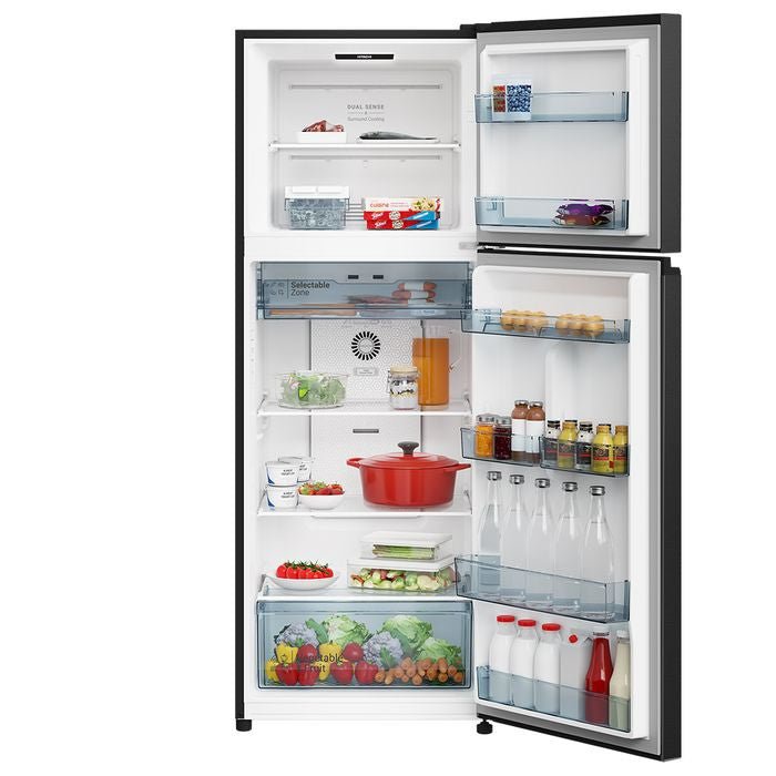 Hitachi HRTN6443SBBKMY 2 Doors Fridge G443L Grand Carbon Line | TBM Online