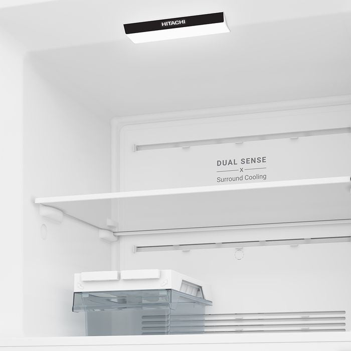 Hitachi HRTN6443SBBKMY 2 Doors Fridge G443L Grand Carbon Line | TBM Online