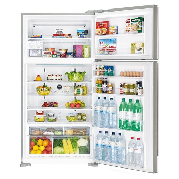 Hitachi R - V750PM - 1 2 Door Fridge G655L Inverter Dual Fan Cooling | TBM Online