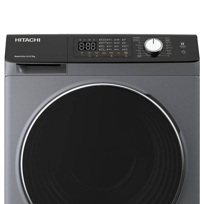 Hitachi BD - D1054HVOS Washer 10.5kg Dryer 7kg Touch LED Dark Grey | TBM Online