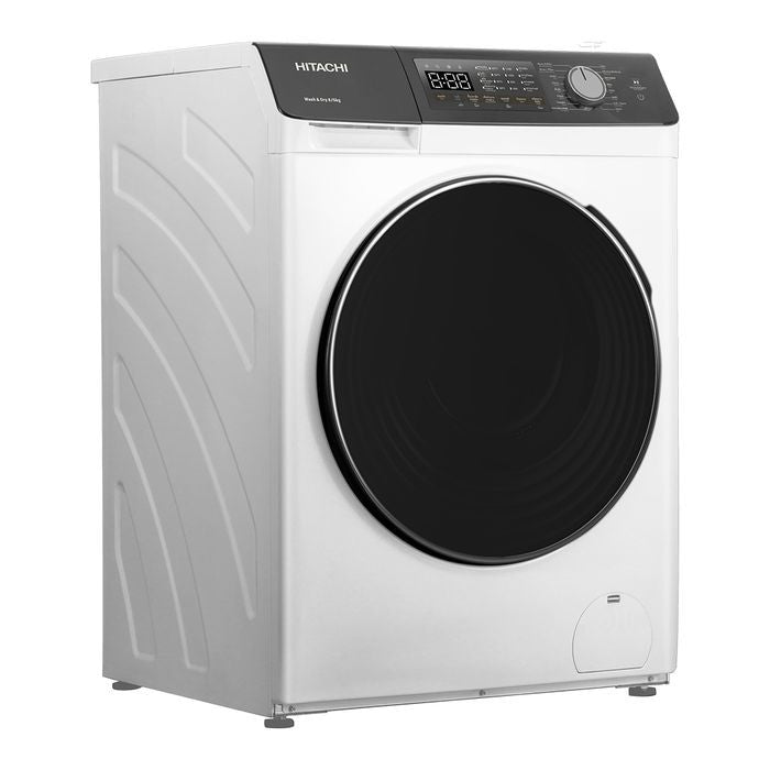 Hitachi BD - D802HVOW Front Load Washer 8kg Dryer 5kg Touch LED White | TBM Online