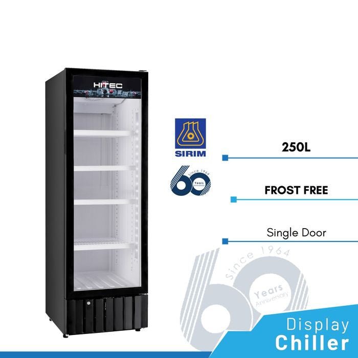 Hitec HTC - 260FFC Display Chiller Showcase Frost Free 250L | TBM Online