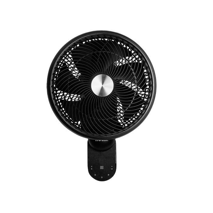 Houm C12W-DC BLACK DC Wall Fan 12" With 8 Speed DC Motor Black | TBM Online