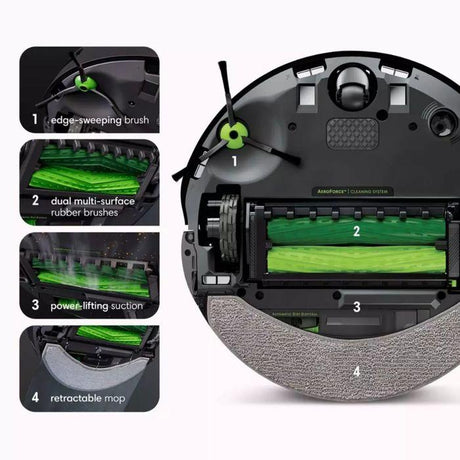 iRobot Roomba Combo J7+ Vacuum and Mop With Auto Dirt Disposal | TBM Online