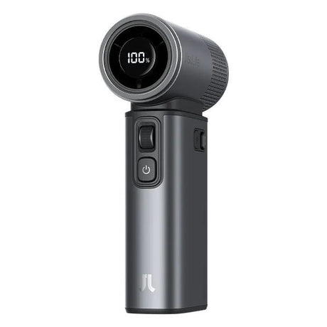 JisuLife Ultra2 Handheld Fan 9000mAh 25H Battery Life 43000RPM [Dark Grey / Light Brown] | TBM Online