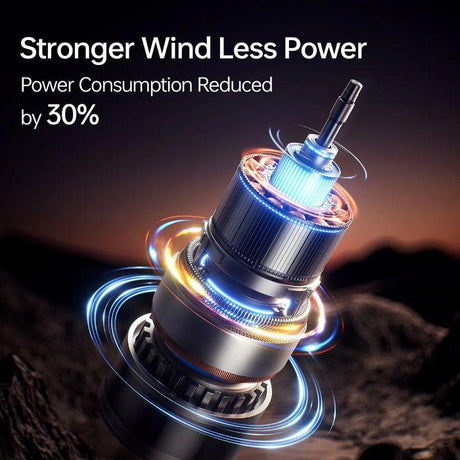 JisuLife Ultra2 Handheld Fan 9000mAh 25H Battery Life 43000RPM [Dark Grey / Light Brown] | TBM Online