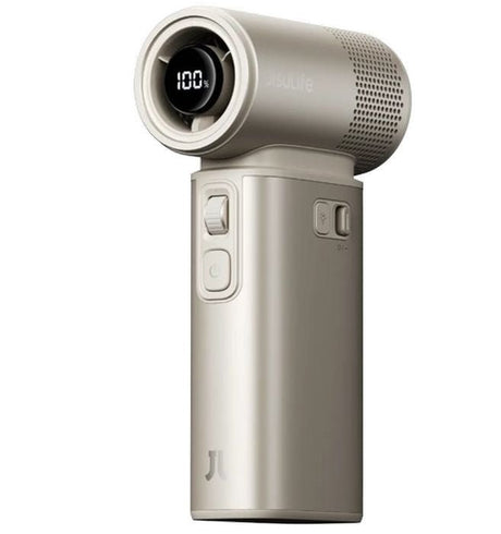 JisuLife Ultra2 Handheld Fan 9000mAh 25H Battery Life 43000RPM [Dark Grey / Light Brown] | TBM Online