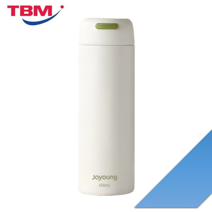 JoYoung JVC - 45V91(W) Minimalist 304 Stainless Steel Vacuum Bottle 450ml White | TBM Online