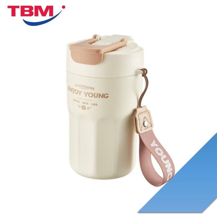 JoYoung JVC - 49V39(T) Ceramic Coffee Cup 490ml Tan | TBM Online