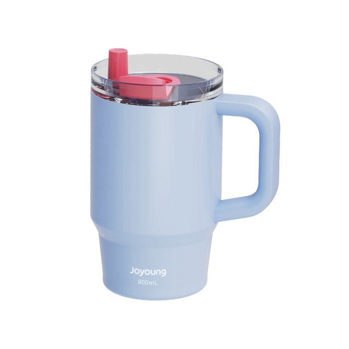 JoYoung JVC - 80V26(B) 304 Stainless Steel Straw Tumbler 800ml Blue | TBM Online