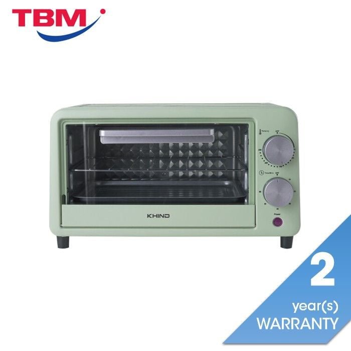 Khind OT10 GREEN Electric Oven 10.0L 550W Green | TBM Online