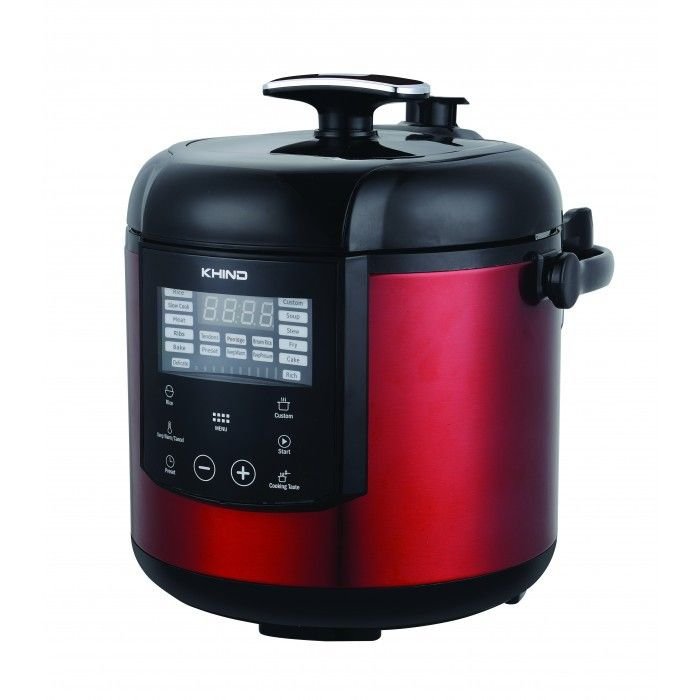 [CLEARANCE] Khind PC6000 Pressure Cooker 6.0L 1000W Red | TBM Online