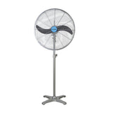 Khind SF2602 Industrial Stand Fan 26" Built-In Safety Thermal Fuse Grey | TBM Online