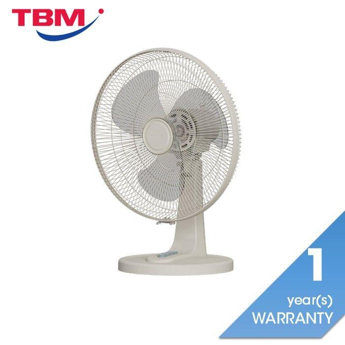 Khind TF1601AC(LB) AC Table Fan 16" Built-In Safety Thermal Fuse Light Brown | TBM Online