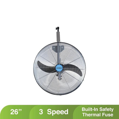 Khind WF2602 Industrial Wall Fan 26 Inch | TBM Online