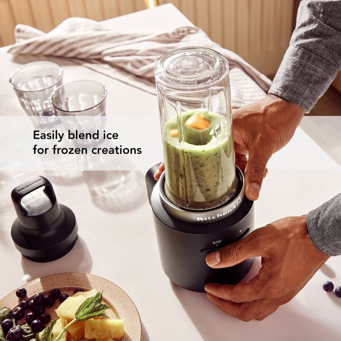 Kitchenaid 5KSBR200BM Personal Blender GO Cordless Without Battery 12V Black Matte [Battery Sold Separately] | TBM Online