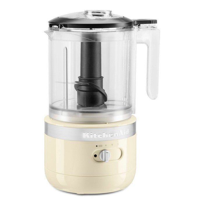 KitchenAid 5KFCB519GAC Food Chopper Cordless 5 Cup - Almond Cream | TBM Online