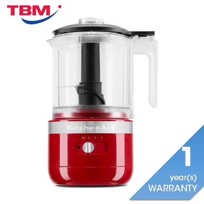 KitchenAid 5KFCB519GER Food Chopper Cordless 5 Cup - Empire Red | TBM Online