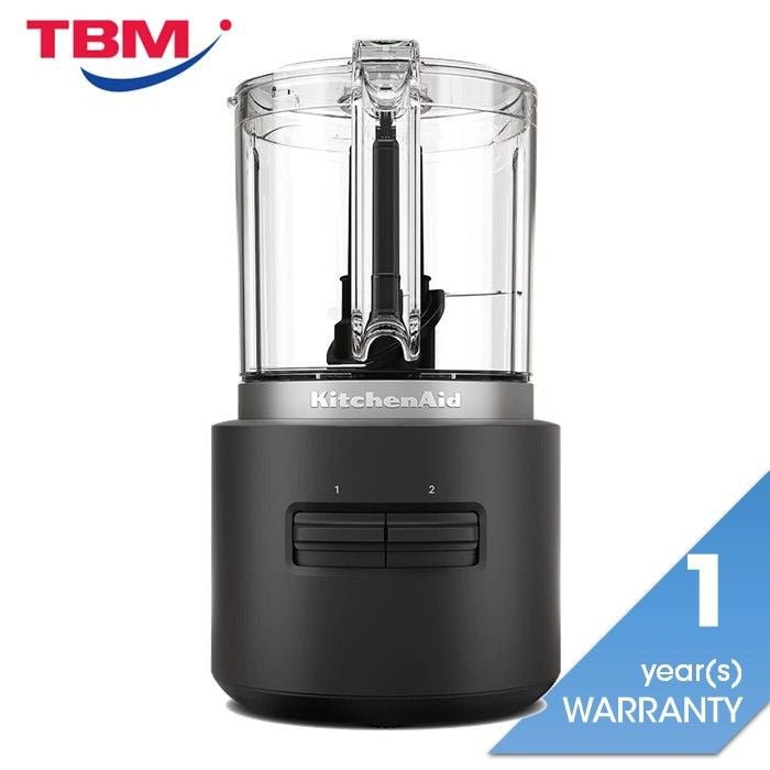 Kitchenaid 5KFCR500BM Food Chopper GO Cordless 3 Speeds Without Battery 1.18L Black Matte [Battery Sold Separately] | TBM Online