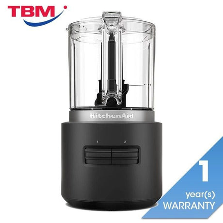 Kitchenaid 5KFCR500BM Food Chopper GO Cordless 3 Speeds Without Battery 1.18L Black Matte [Battery Sold Separately] | TBM Online