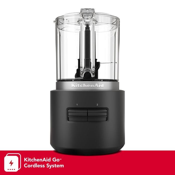 Kitchenaid 5KFCR500BM Food Chopper GO Cordless 3 Speeds Without Battery 1.18L Black Matte [Battery Sold Separately] | TBM Online