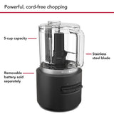Kitchenaid 5KFCR500BM Food Chopper GO Cordless 3 Speeds Without Battery 1.18L Black Matte [Battery Sold Separately] | TBM Online