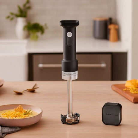 Kitchenaid 5KHBRV00BM Hand Blender GO Cordless Without Battery 12V Black Matte [Battery Sold Separately] | TBM Online