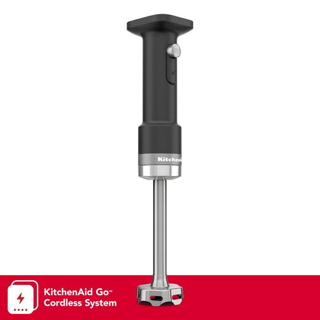 Kitchenaid 5KHBRV00BM Hand Blender GO Cordless Without Battery 12V Black Matte [Battery Sold Separately] | TBM Online