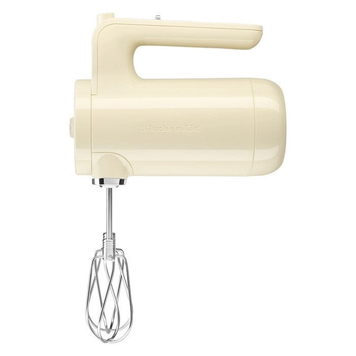 KitchenAid 5KHMB732GAC Hand Mixer Cordless 7 Speed - Almond Cream | TBM Online