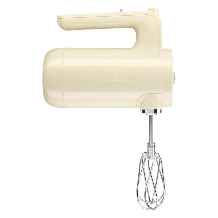 KitchenAid 5KHMB732GAC Hand Mixer Cordless 7 Speed - Almond Cream | TBM Online