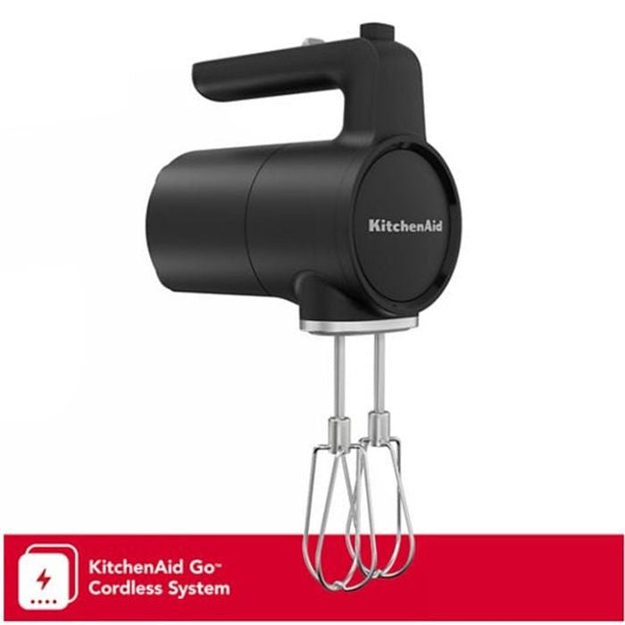 Kitchenaid 5KHMR700BM Hand Mixer 7 Speed GO Cordless Without Battery Black Matte [Battery Sold Separately] | TBM Online