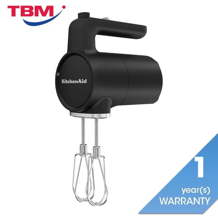 Kitchenaid 5KHMR700BM Hand Mixer 7 Speed GO Cordless Without Battery Black Matte [Battery Sold Separately] | TBM Online