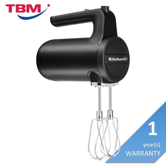 KitchenAid 5KHMB732GBM Hand Mixer Cordless 7 Speed - Black Matte | TBM Online