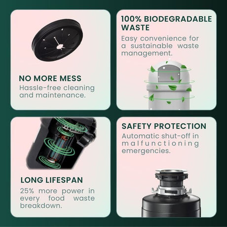 KleenGard SD1250 Food Waste Disposer Premium | TBM Online